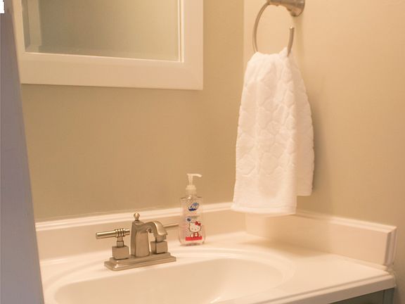 Powder room vanity