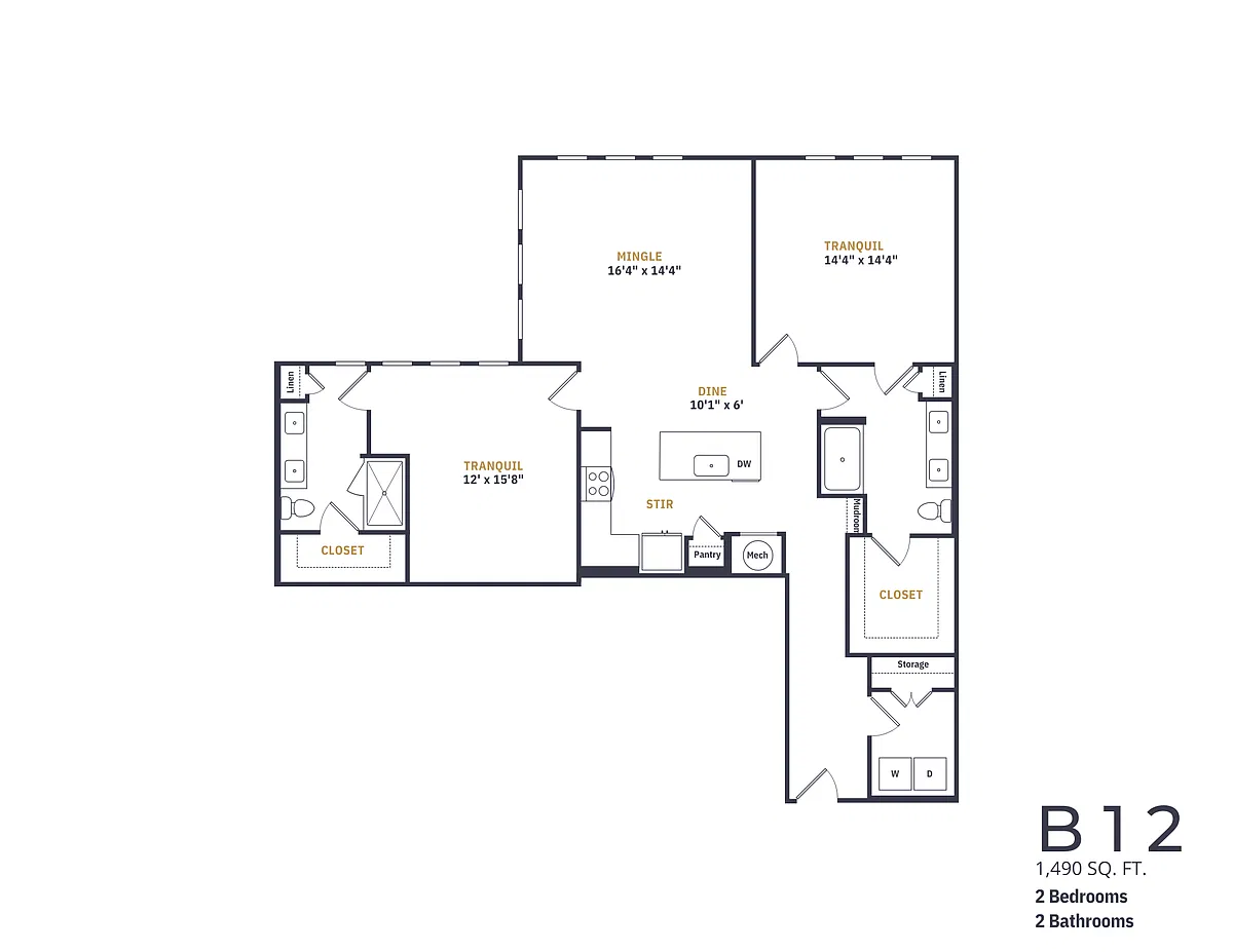 Floor plan B12