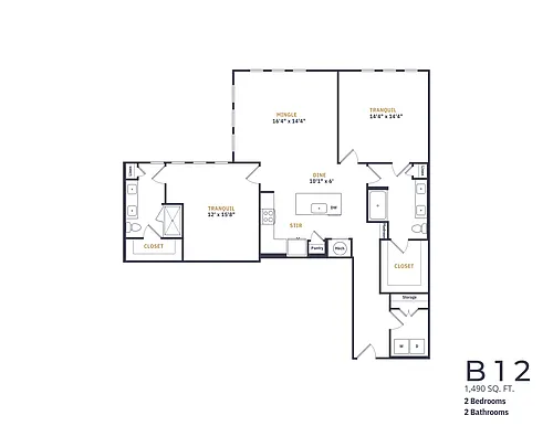 Floor plan B12