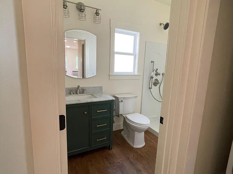 bathroom vanity and medicine cabinet