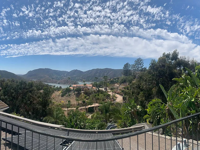 View from private deck
