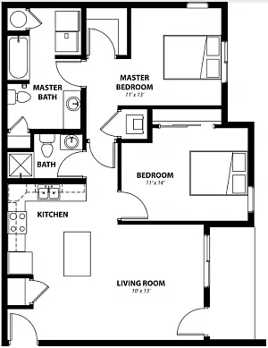 Floor plan B3