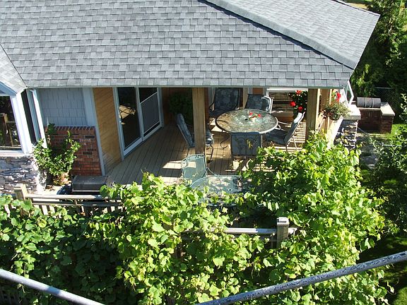 East/lake facing porch