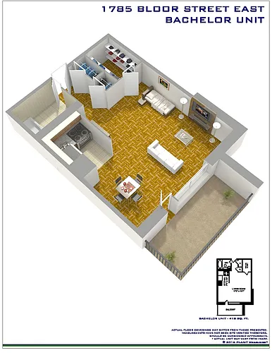 Floor plan Bachelor