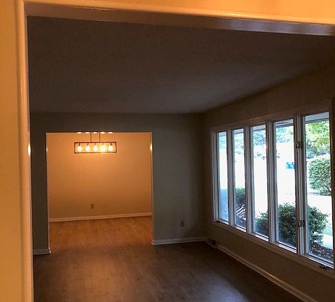 Living room to dining room