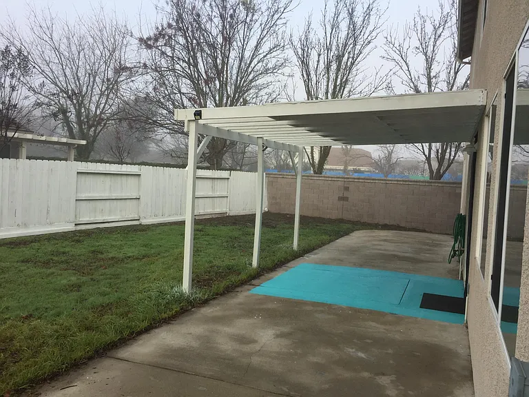 CONCREATE IN BACKYARD