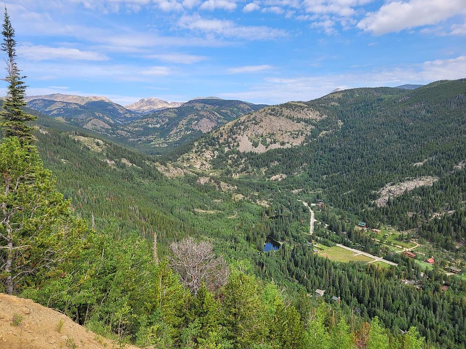 Lazy Dale Cabins are in lower right corner of picture in Eldora.