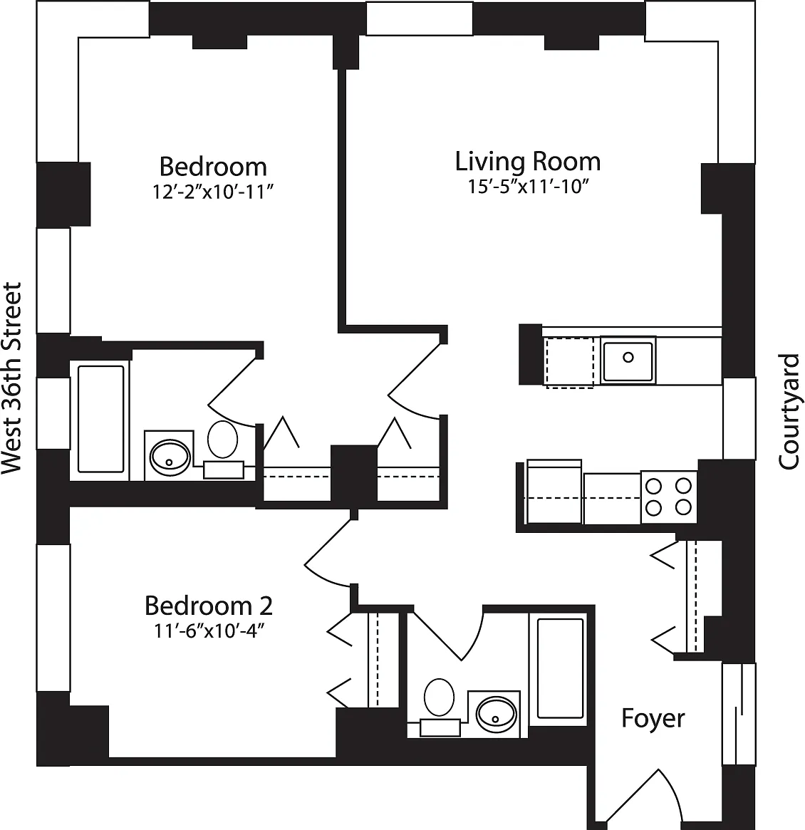 Building Photo - 400 W 37th St #15E