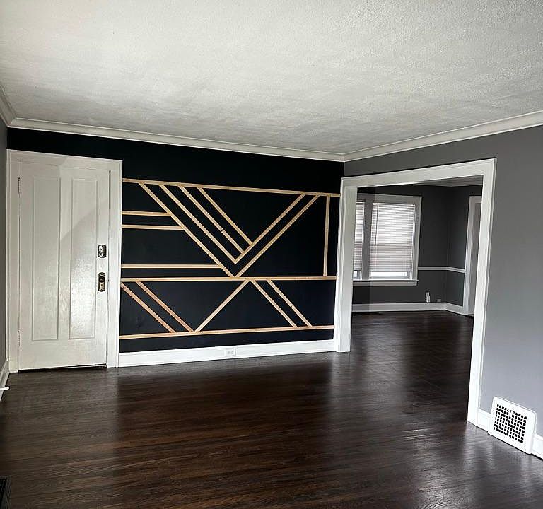 Accent Wall, and front entrance