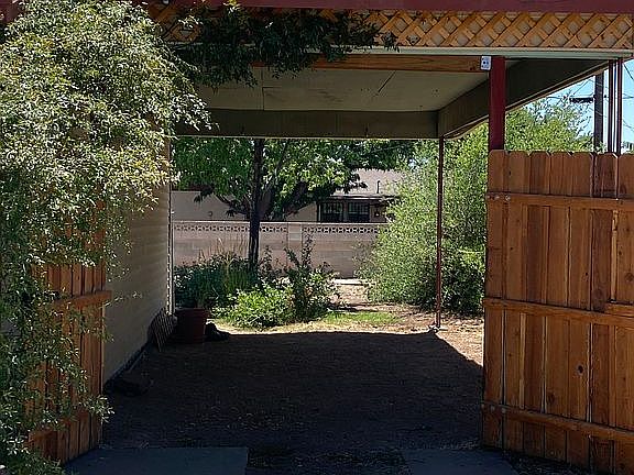 Gated carport