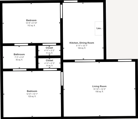 2 bed, 1.0 bath, 800 sqft, $1,395 — Photo 3