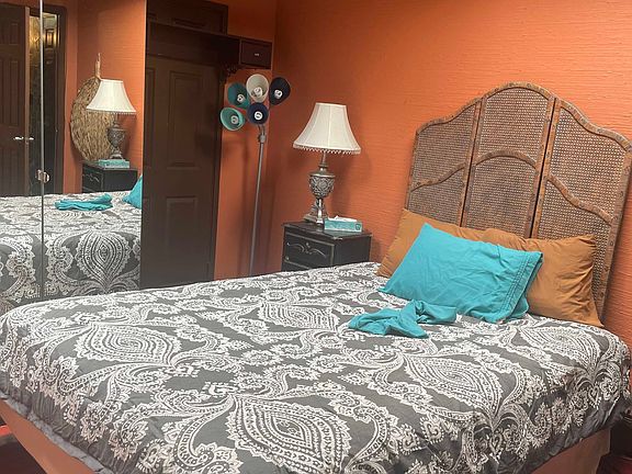 Queen sized bed