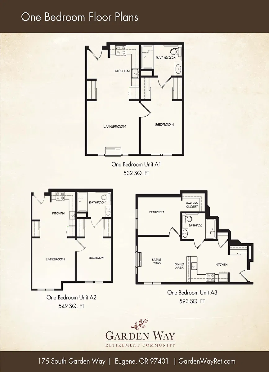 Floor plan One Bedroom