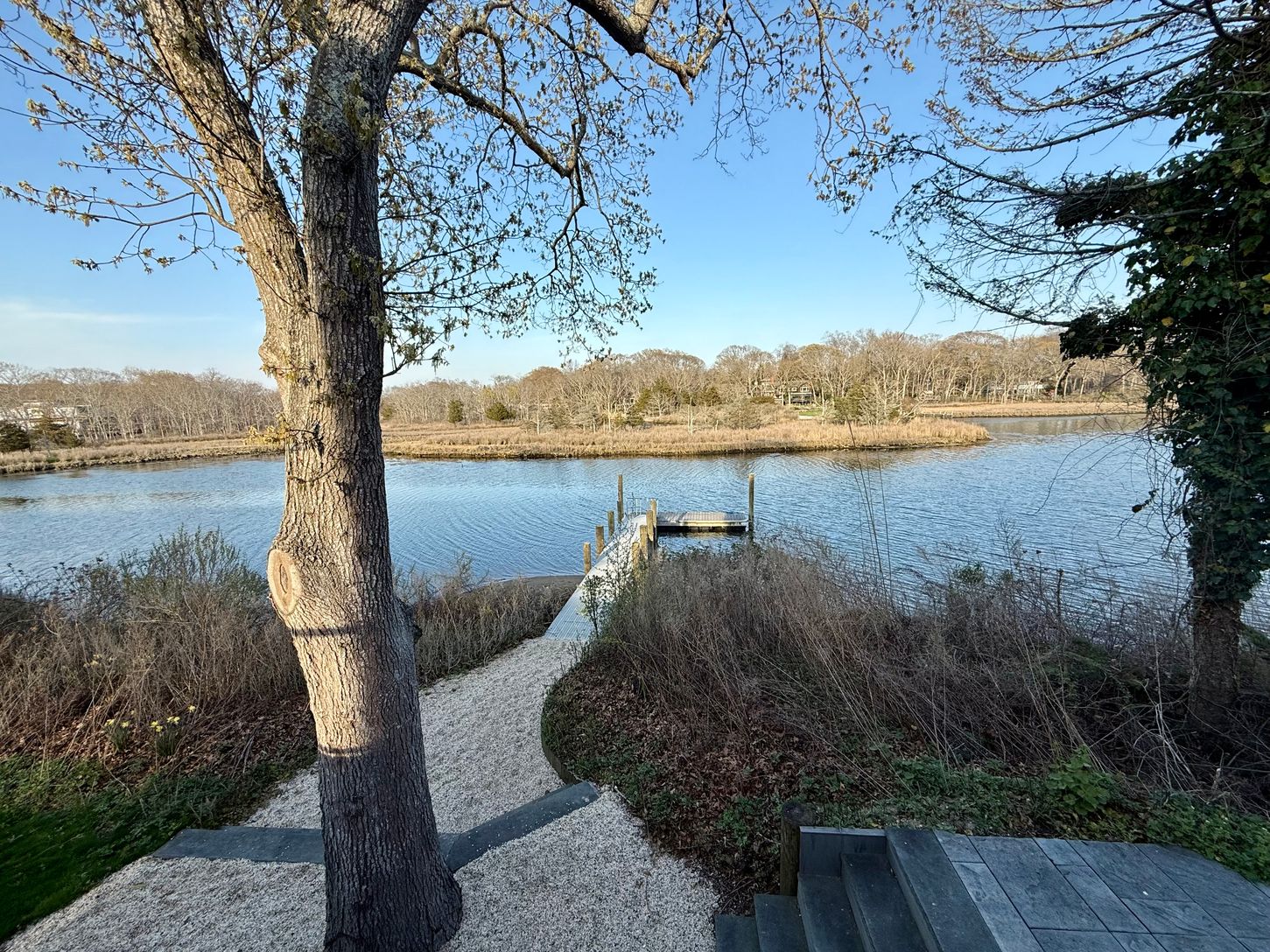  private dock overlooking nature preserve