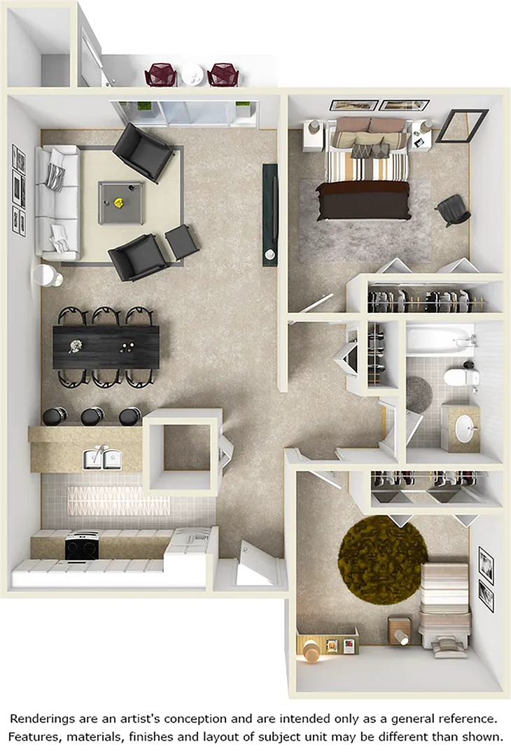 Floor plan Harmony w/ Wood-Style Floors