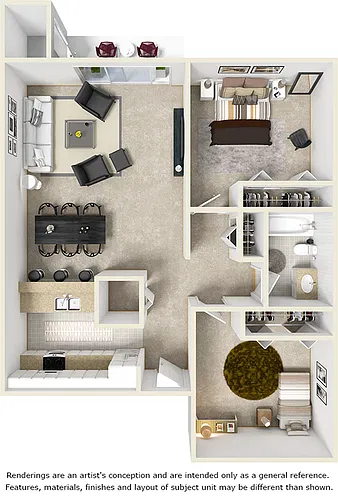 Floor plan Harmony w/ Wood-Style Floors