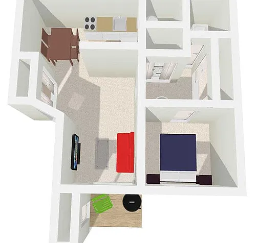 Floor plan The Cabin