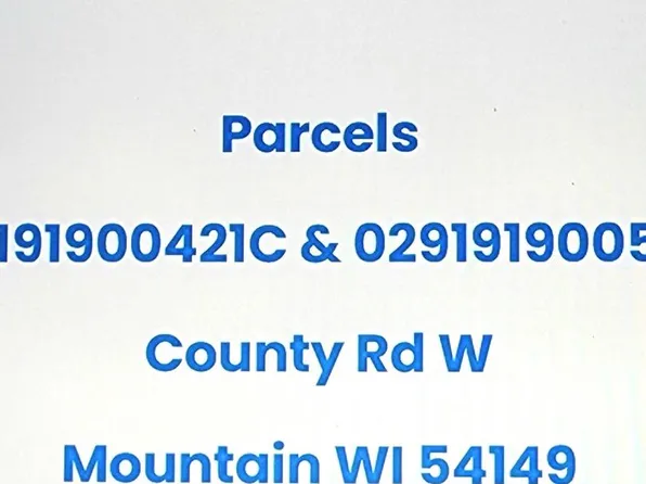 Lt0 COUNTY ROAD W, Mountain, WI 54149