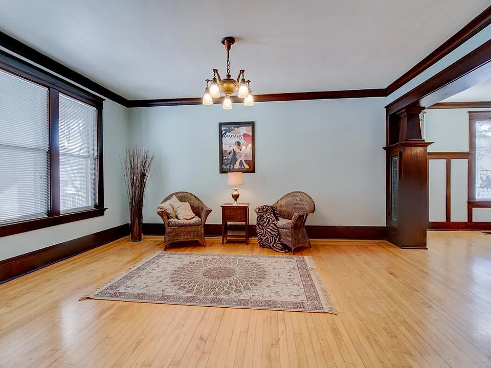 Living Room & Dining Room Boast Birds Eye Maple Floors