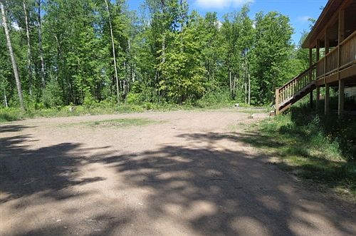 cleared for large garage