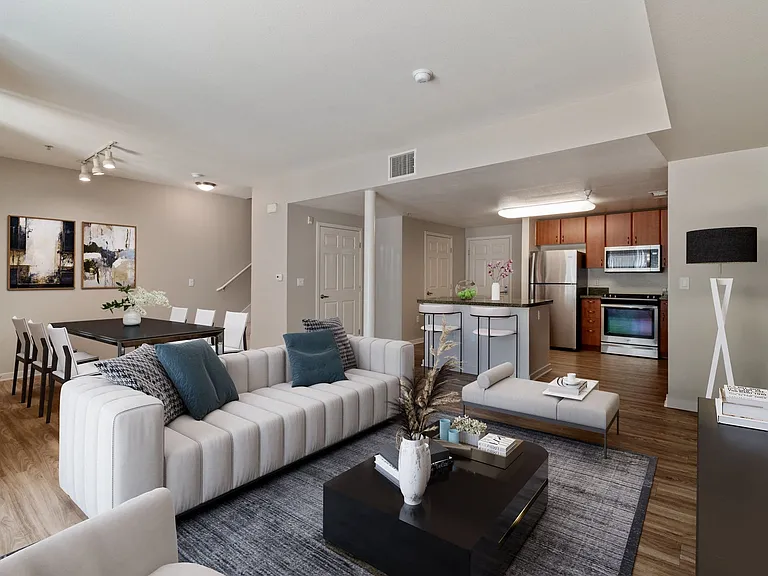 Open-concept floor plans with design flexibility