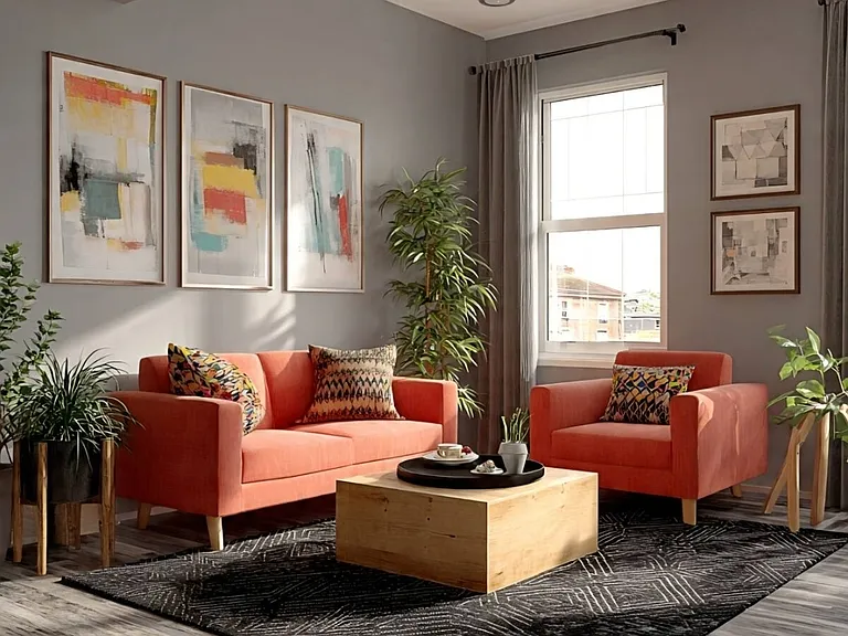 Second living room in lower level