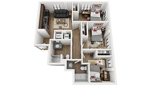 Floor plan 3X2 G