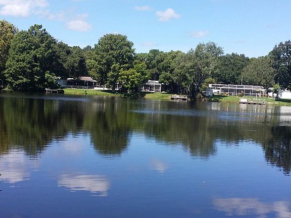 From dock across the lake