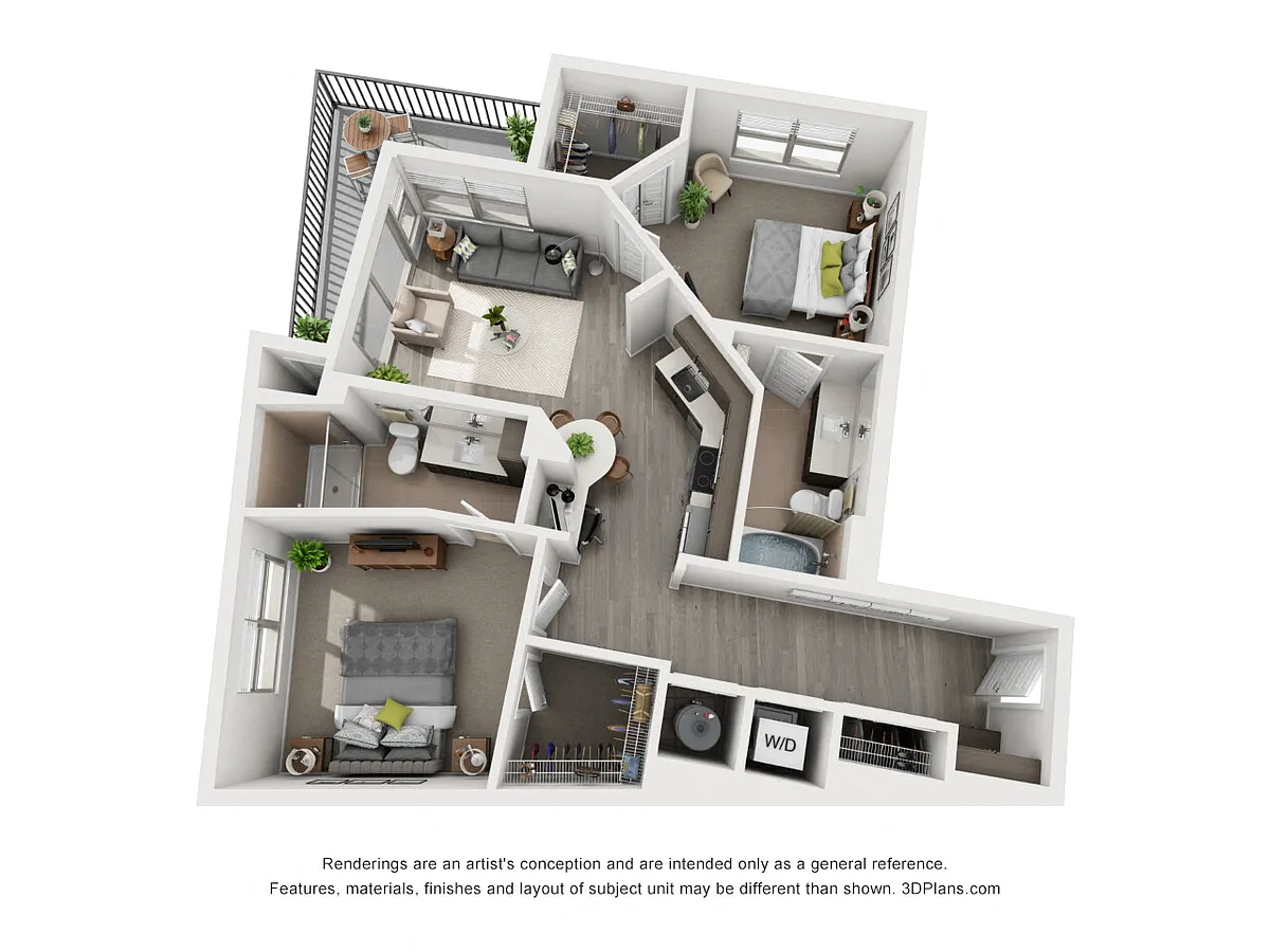 Floor plan 2B