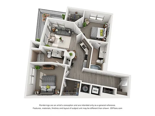 Floor plan 2B