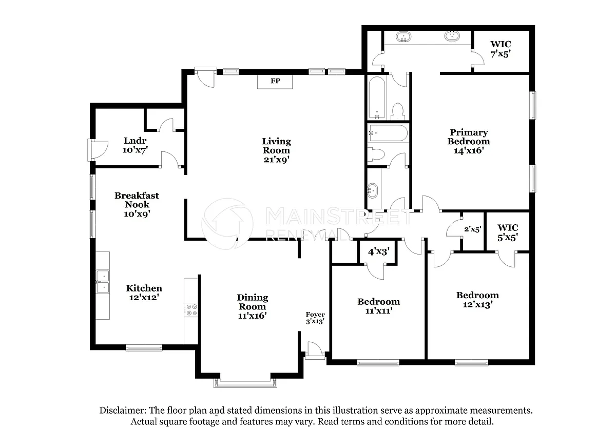 Floor Plan - 8915 Lanthorn Cv