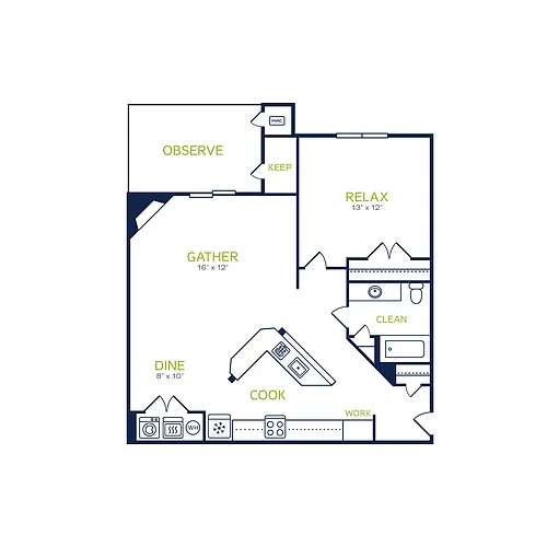 Floor plan Oakdale