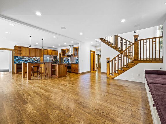 Open concept family room and kitchen