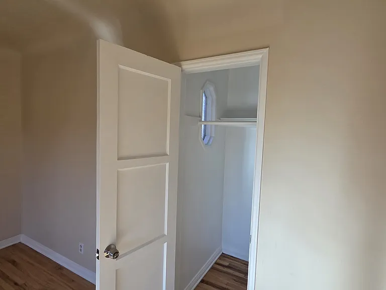 Coat closet in living room