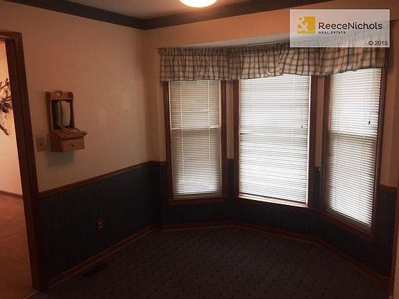 Bay window in the breakfast area.