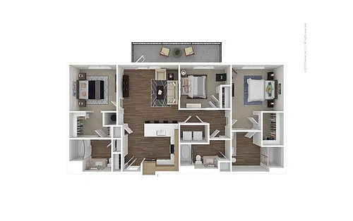 Floor plan C1 Triple