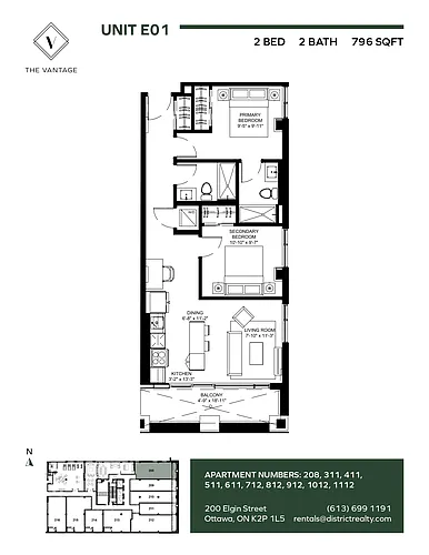 Floor plan 208