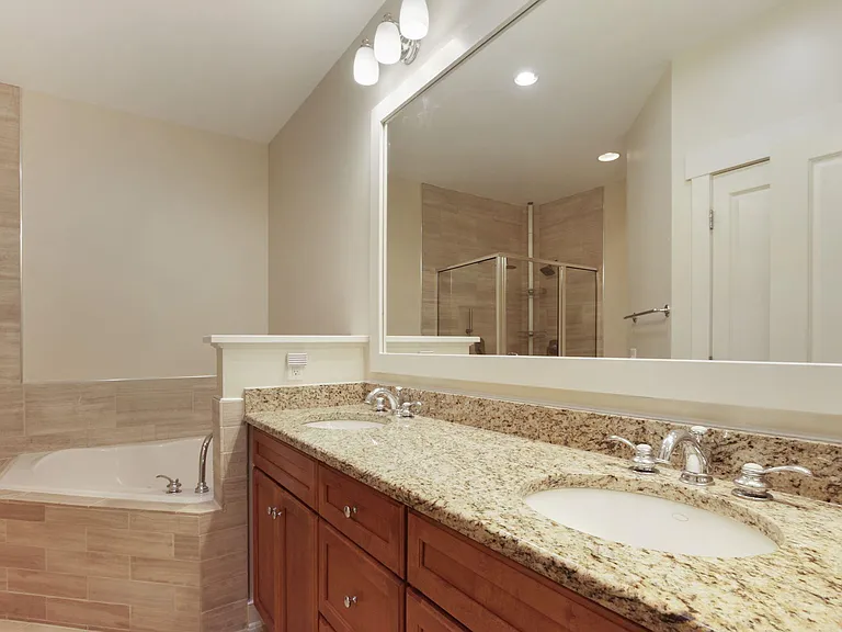 Primary Bathroom with Double Vanity