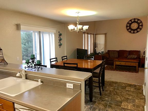 Kitchen looking into dining