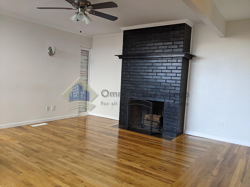 Wood Burning Fireplace in Living Room