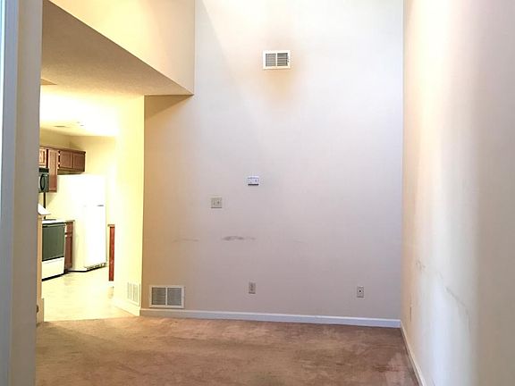 Living Area with High Ceiling