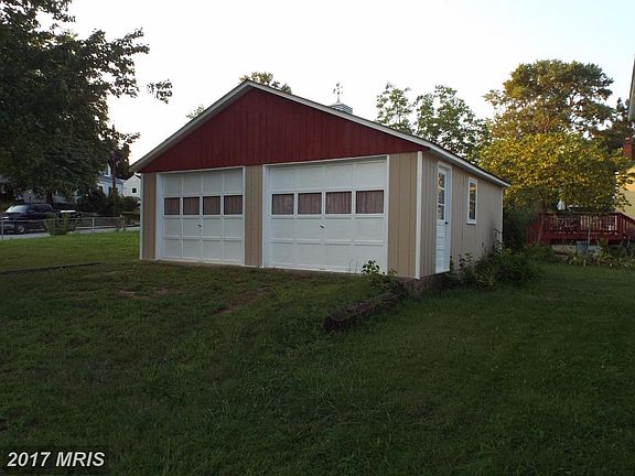 Nice size two car garage