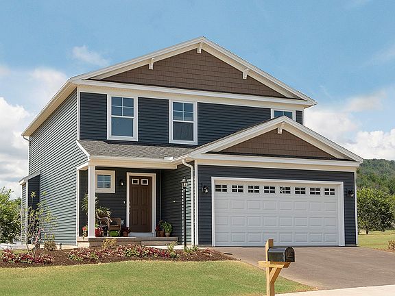 The Rosewood C - S A Homes Streamline Series - front exterior - 2 story Craftsman style home with fr