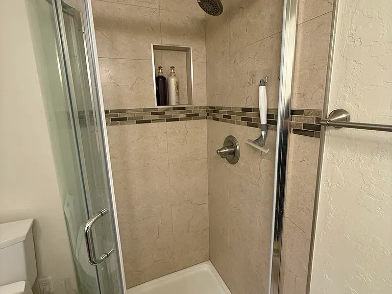 You have your own shower room.