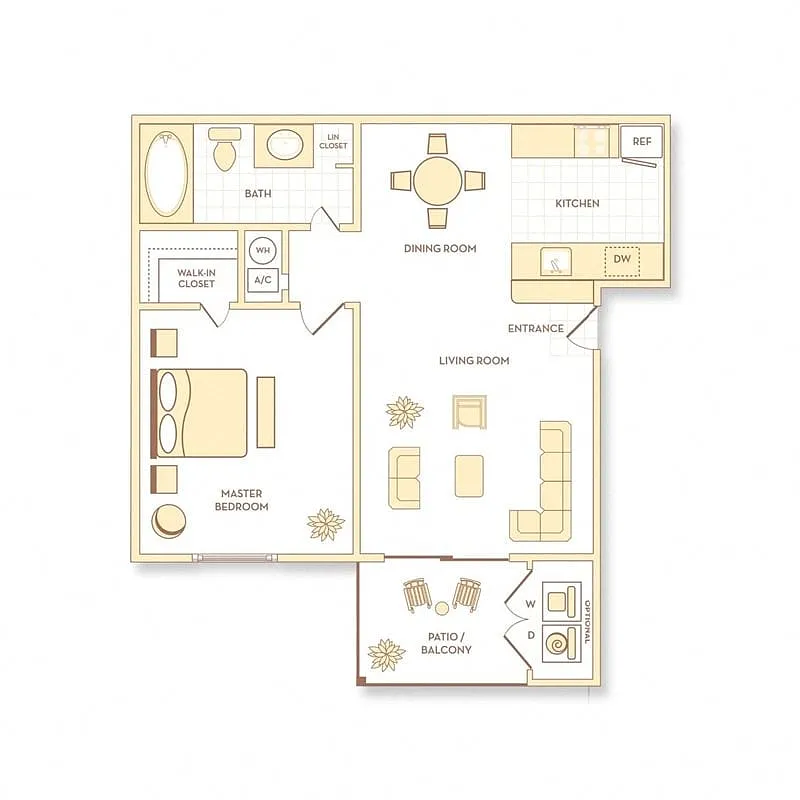 Floor plan Anisa 1-1