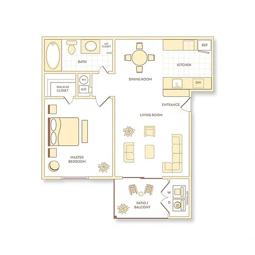 Floor plan Anisa 1-1