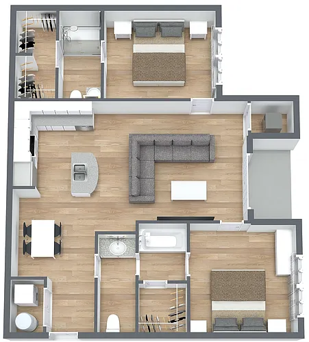 Floor plan Bridger