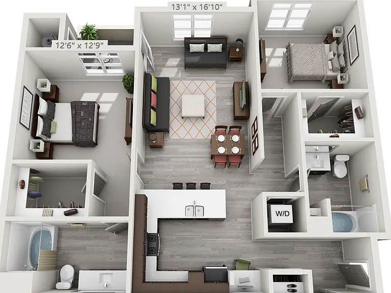 Solana Olde Town Station - Jasper - 2 Beds - 2 Baths - 1196 Sq. ft.