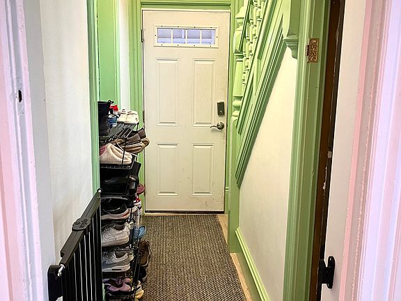 Common area, street side entrance.