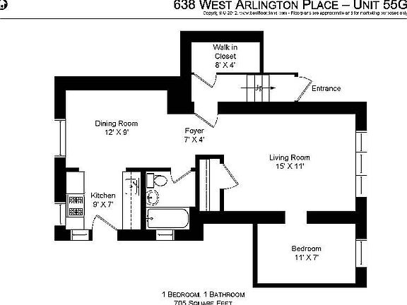 2nd image of 630 W Arlington Pl #55L